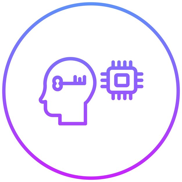 Ilustracja ikony wektorowej Hacking Skills z zestawu ikon Data Analytics