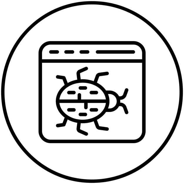 Ilustracja ikony wektorowej ikony strony internetowej Networking and Data Sharing