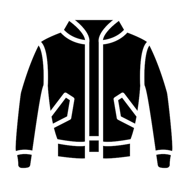 Plik wektorowy ilustracja ikony wektorowej kurtki