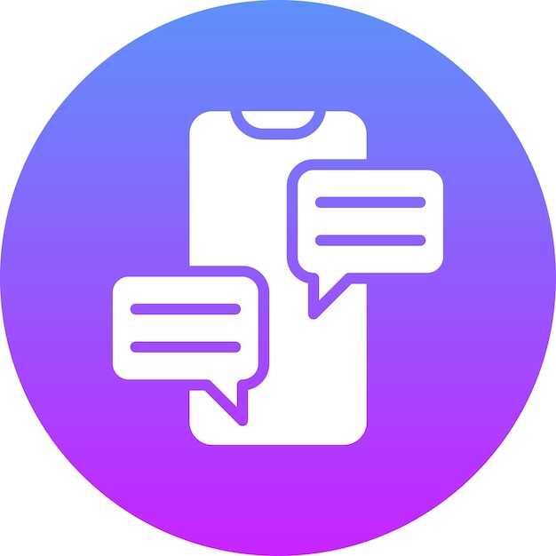 Ilustracja ikony wektorowej marketingu mobilnego zestawu ikon marketingu cyfrowego