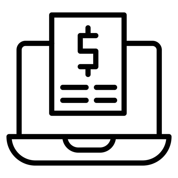 Ilustracja ikony wektorowej modelu subskrypcji zestawu ikon marketingu cyfrowego