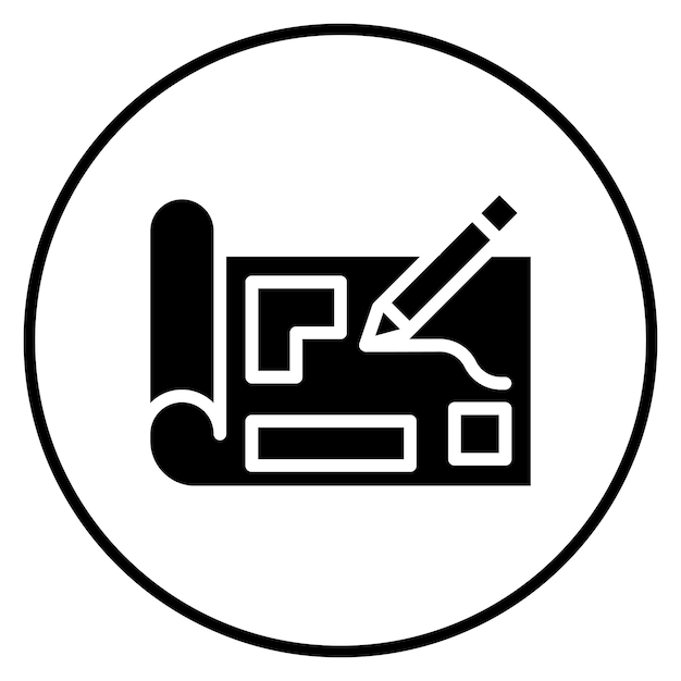 Ilustracja ikony wektorowej planowania zestawu ikony Business Startup