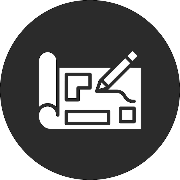 Ilustracja ikony wektorowej planowania zestawu ikony Business Startup