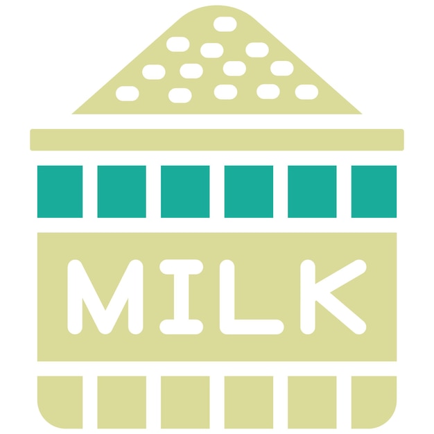 Plik wektorowy ilustracja ikony wektorowej proszku mleka baby iconset