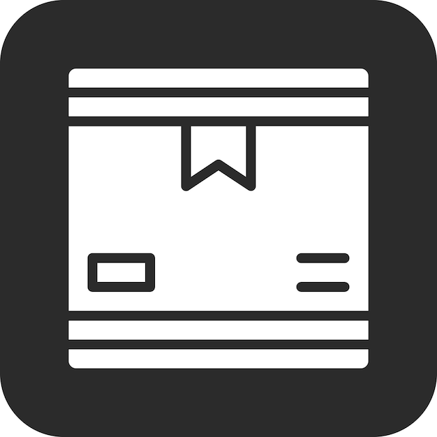 Ilustracja ikony wektorowej pudełka Office Stationery