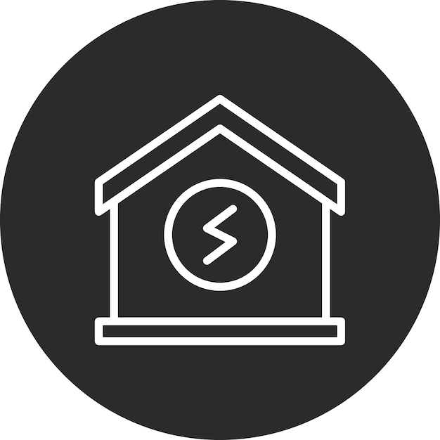 Ilustracja Ikony Wektorowej Smart House Z Ikony Smart City