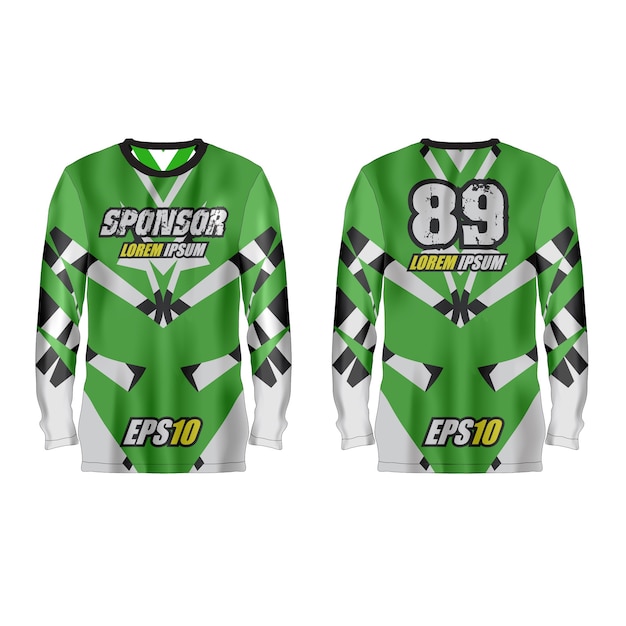 Plik wektorowy ilustracja jersey sport