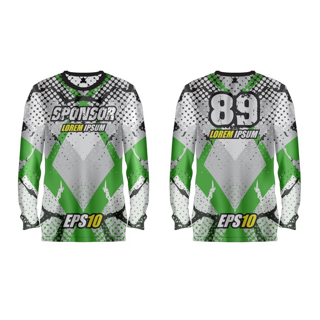 Plik wektorowy ilustracja jersey sport