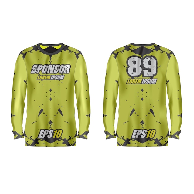 Plik wektorowy ilustracja jersey sport