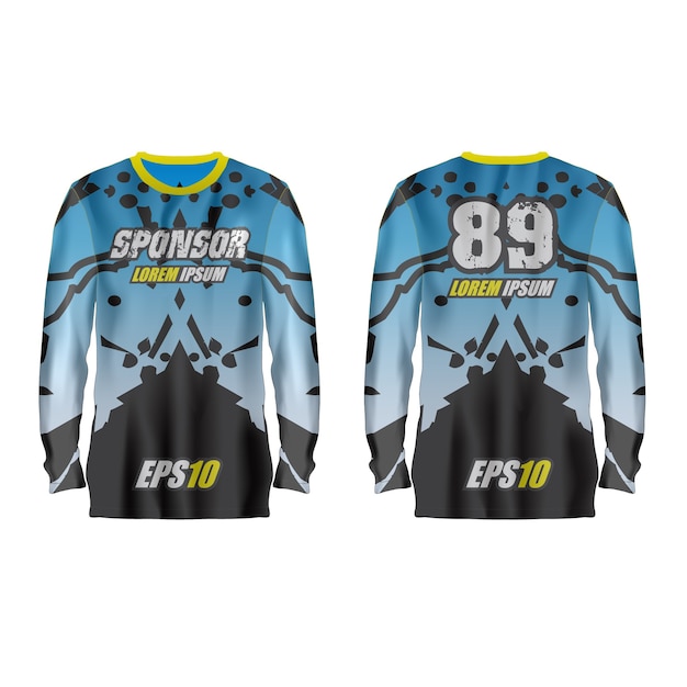 Plik wektorowy ilustracja jersey sport