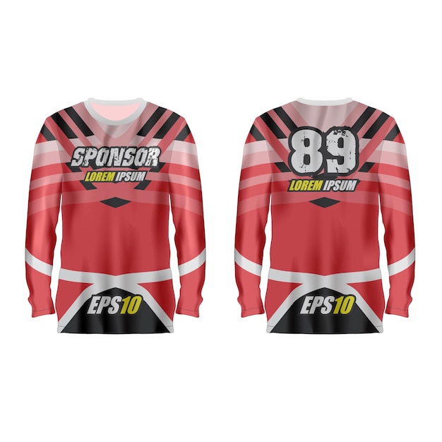 Plik wektorowy ilustracja jersey sport