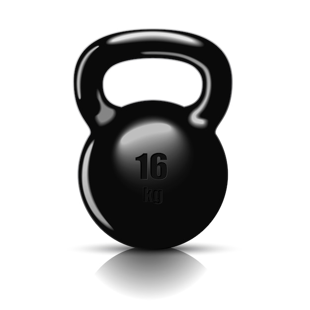 ilustracja Kettlebell z uchwytem