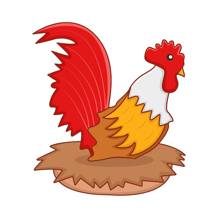 Wektor ilustracja koguta