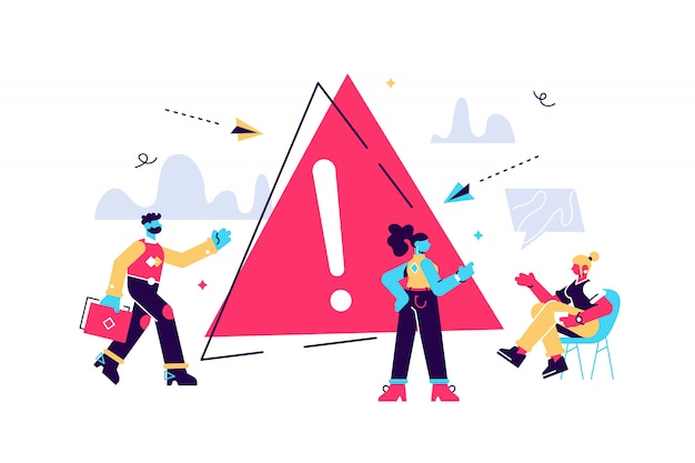 Ilustracja koncepcja biznesowa, odłączenie od Internetu