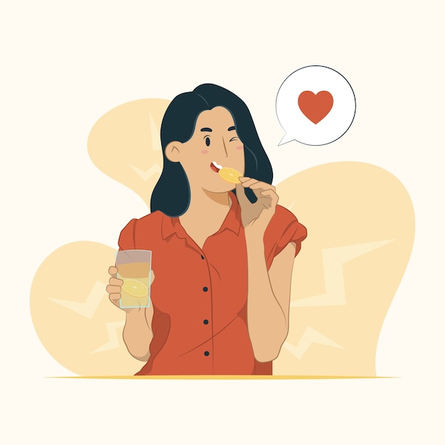Ilustracja koncepcja degustacji
