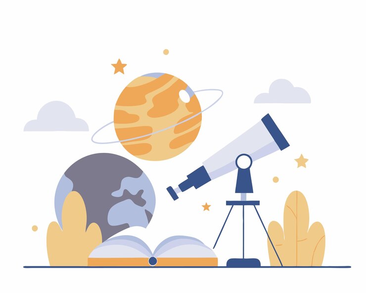 Wektor ilustracja koncepcja kosmosu