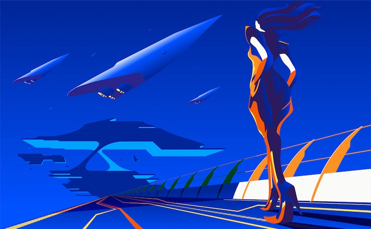 Wektor ilustracja koncepcja nowej podróży