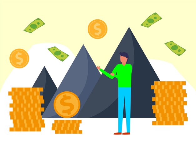 Ilustracja koncepcyjna Prosperity Pinnacle Stylistyczna i piękna