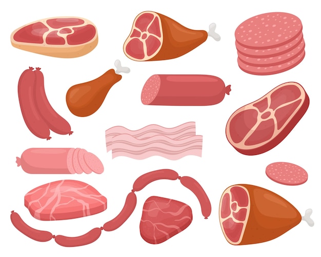 Ilustracja konstrukcji wycinka do produktów mięsnych