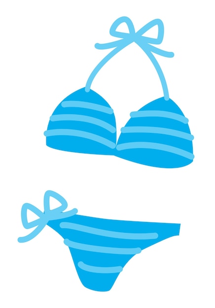 Ilustracja Kostiumu Kąpielowego Bikini