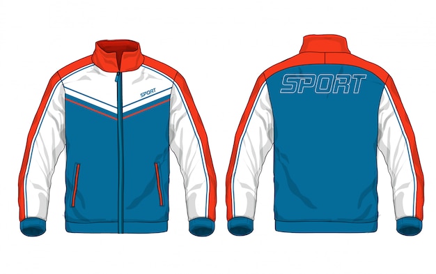ilustracja kurtki sportowej.