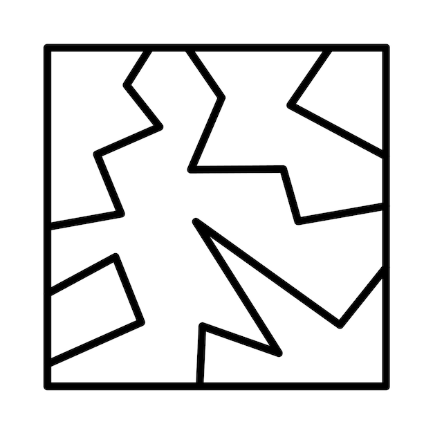 Ilustracja linii płytek podłogowych