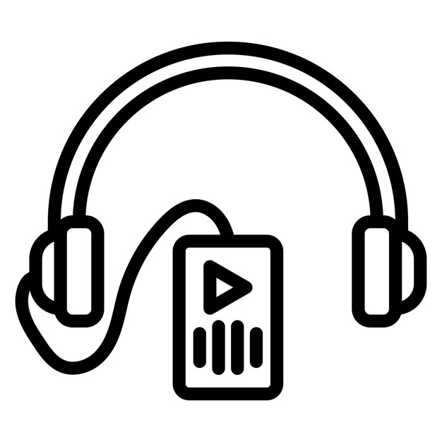 Ilustracja linii przewodniczącej audio