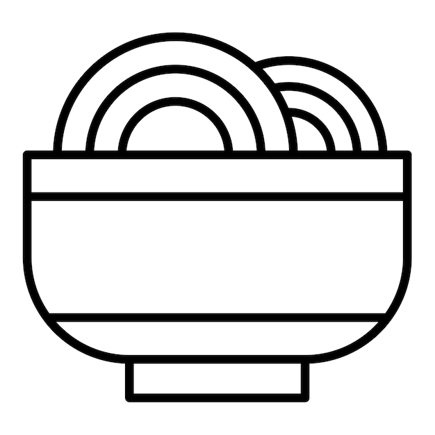 Plik wektorowy ilustracja linii spaghetti