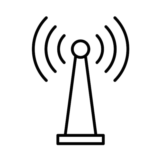 Ilustracja linii tetheringu Wi-Fi