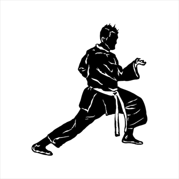 Plik wektorowy ilustracja logo ikona wektor karate kata empi