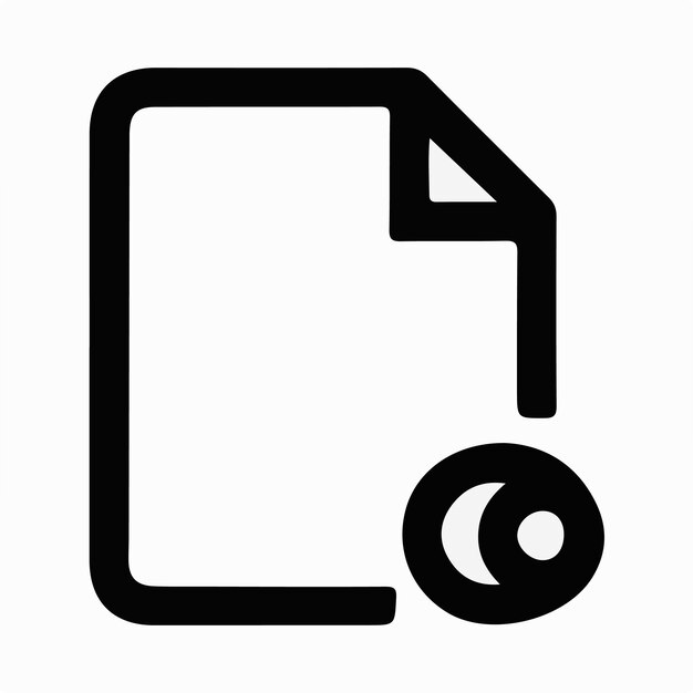 ilustracja logo ikony pliku folderu dla ui