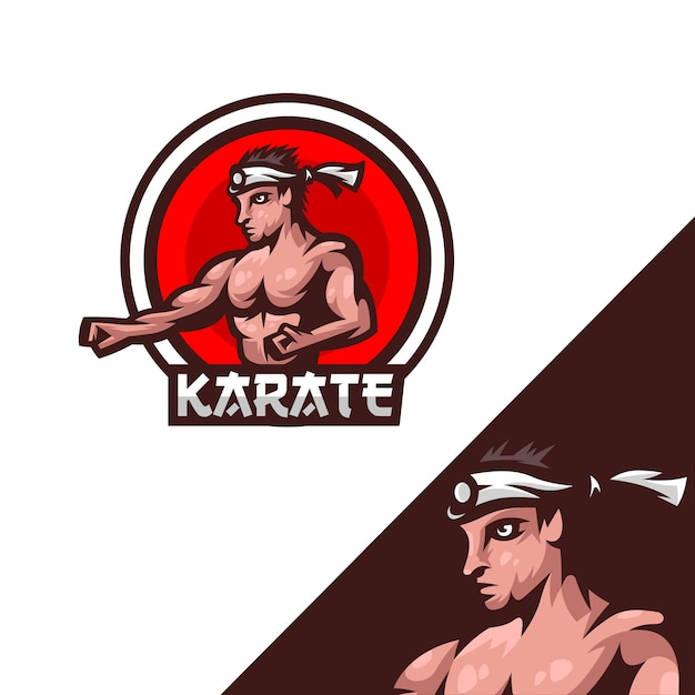 Ilustracja Logo Karate