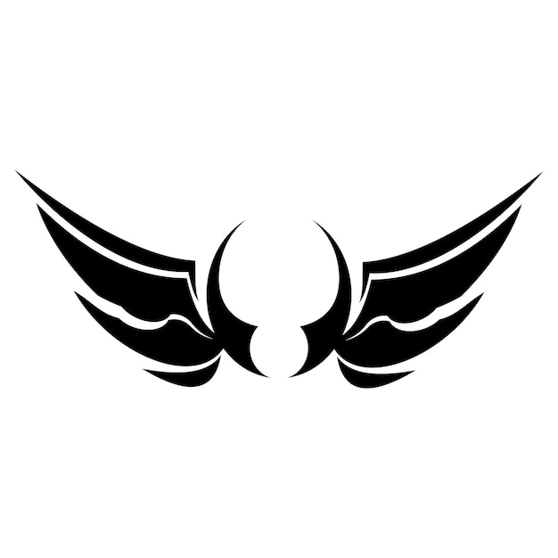 Ilustracja Logo Latające Skrzydła