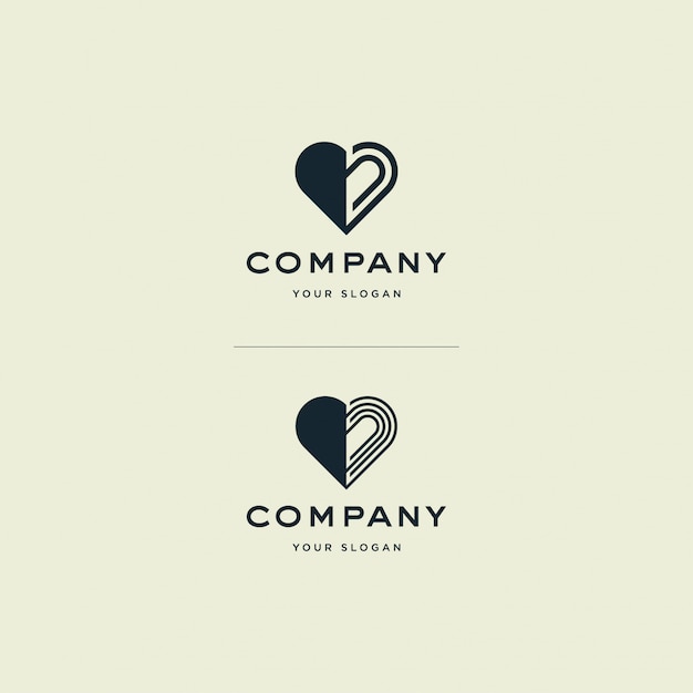 Ilustracja logo miłości