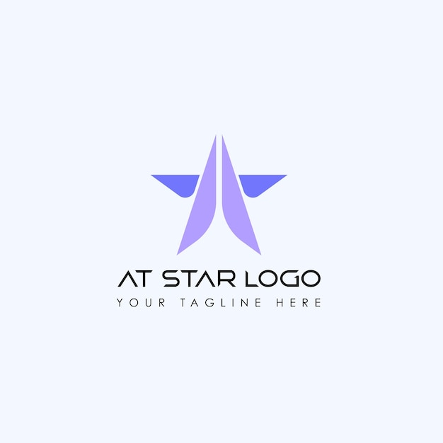 Plik wektorowy ilustracja logo modren a star