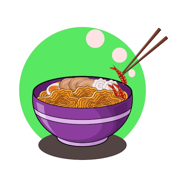 Ilustracja makaronu