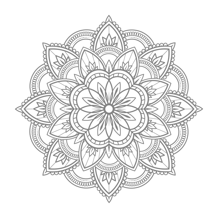 Wektor ilustracja mandali