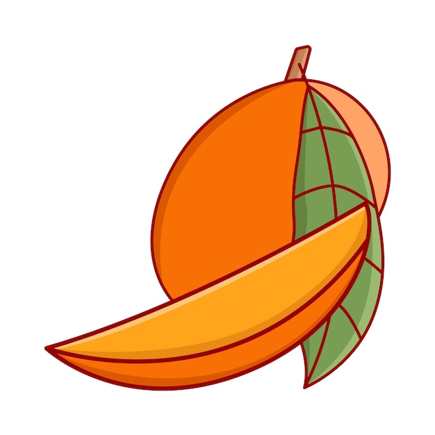 Plik wektorowy ilustracja mango