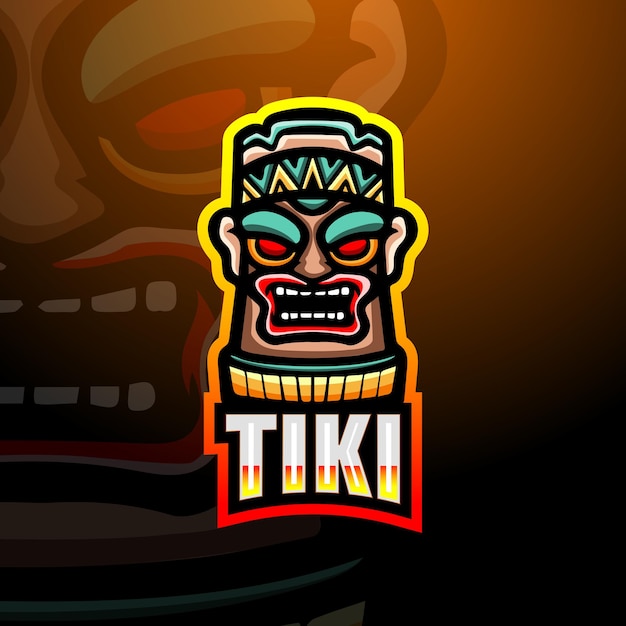 Ilustracja Maskotka Maska Tiki