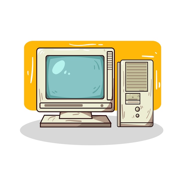Ilustracja monitora