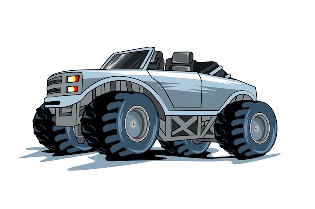 Ilustracja Monster Truck