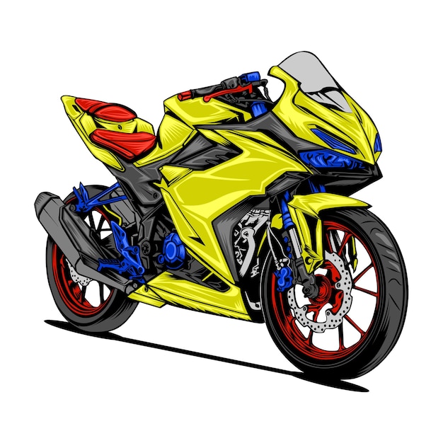 Ilustracja Motocykl