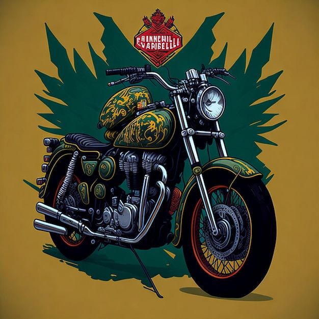ilustracja motocykla