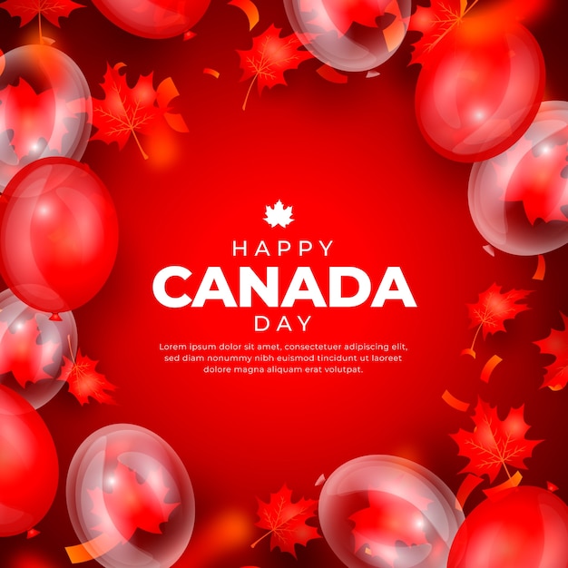 Plik wektorowy ilustracja na obchody dnia kanady