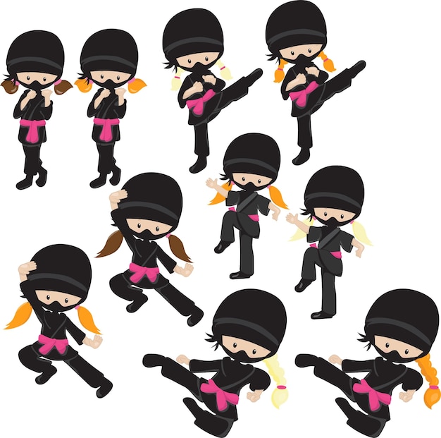 ilustracja ninja