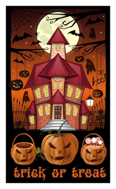 Ilustracja Noc Halloween