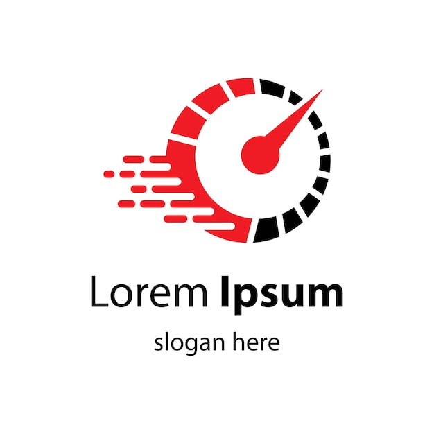 Ilustracja obrazów logo prędkości