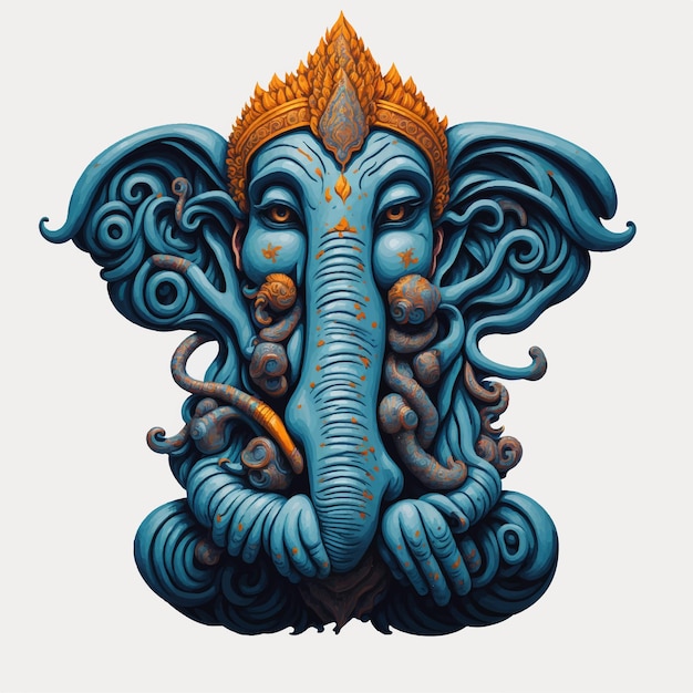 Ilustracja Pana Ganesha