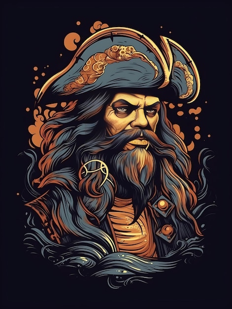 Ilustracja Piratów Wektorowych