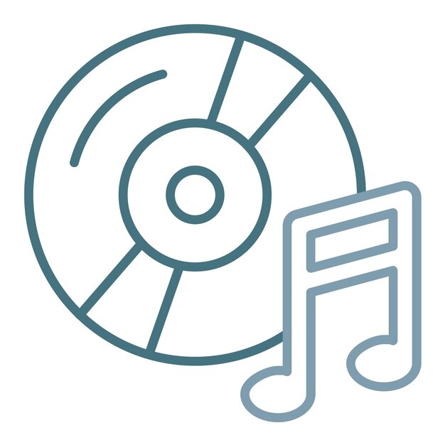 Ilustracja płaska Cd